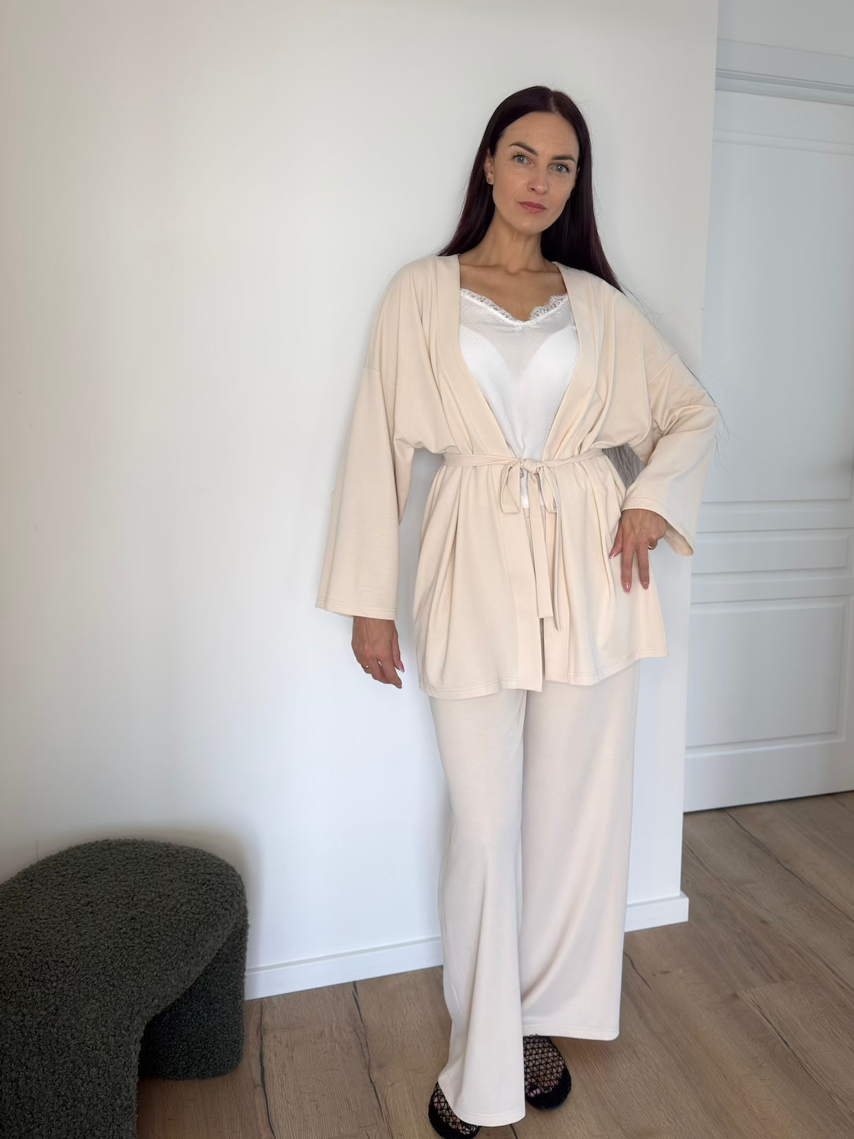 Elegantiškas laisvalaikio kostiumas "Kakava"